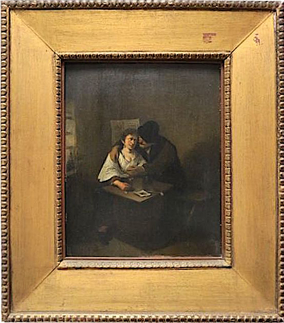 Cornelis Pietersz Bega, Zakochana para, looted art
