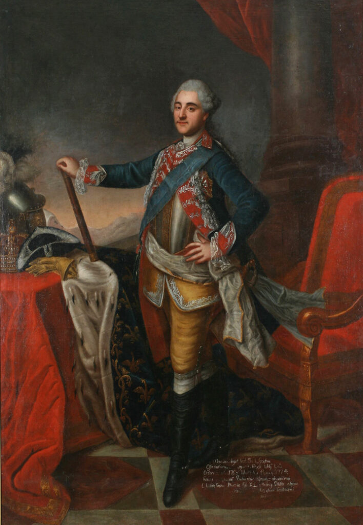Portret Stanisława Augusta w kirysie i mundurze