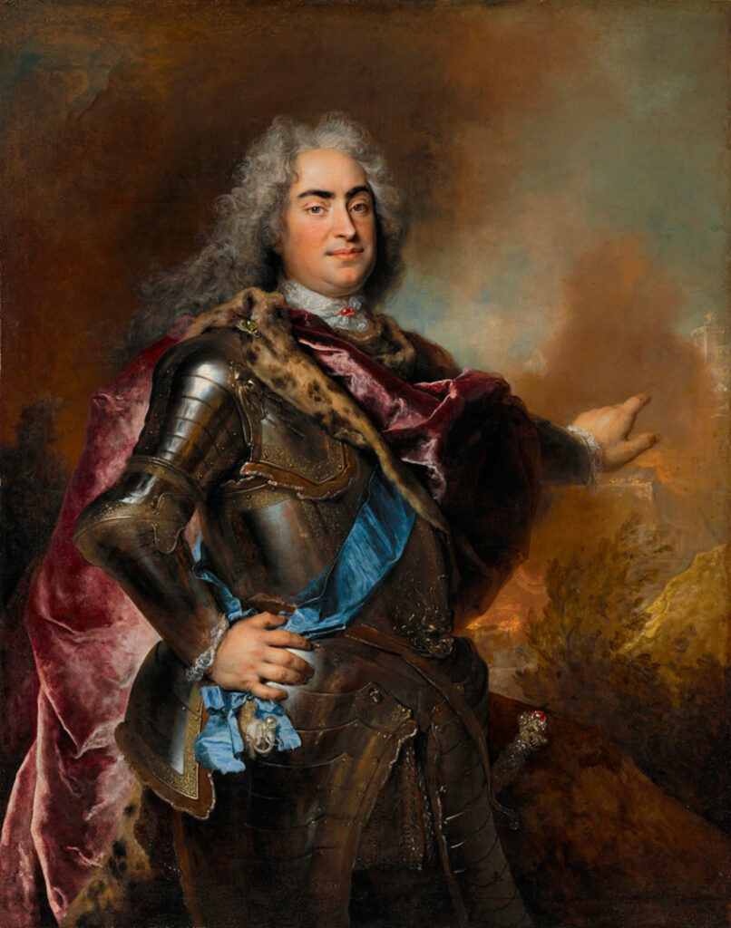 Nicolas de Largillière, portret Augusta II Mocnego