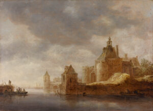 Jan van Goyen, Holenderski brzeg rzeki, looted art