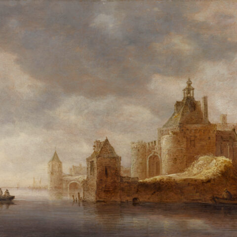 Jan van Goyen, Holenderski brzeg rzeki, looted art