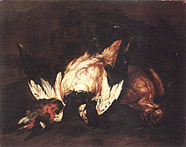 Philipp Johannes Purgau, Martwa natura z dzikim ptactwem, looted art