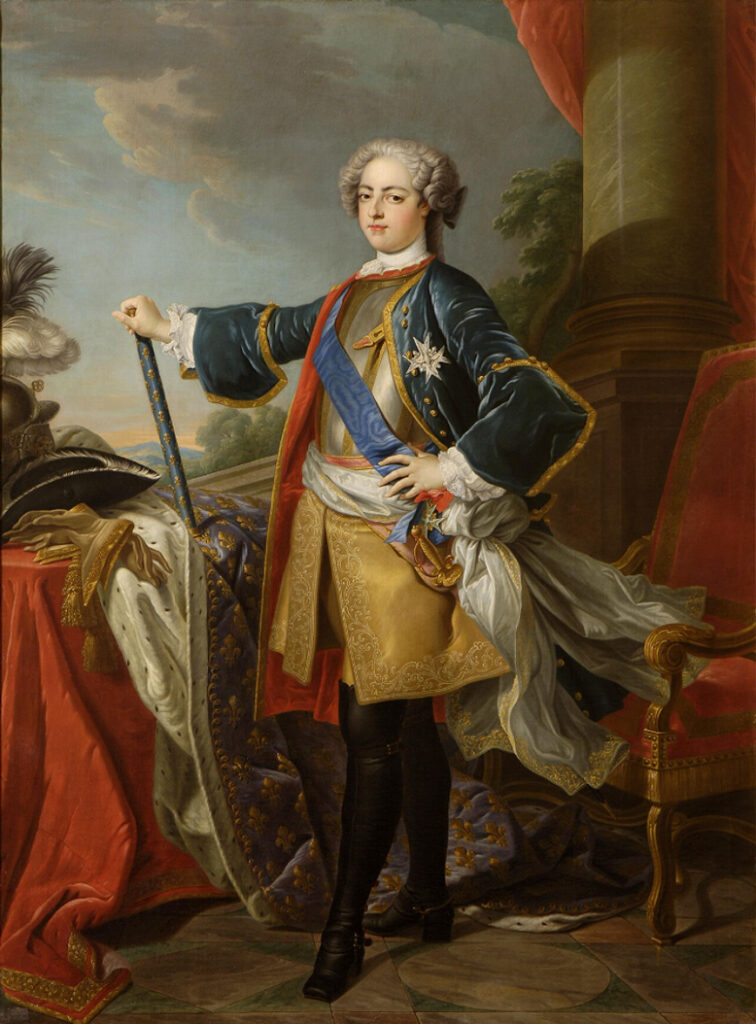 Portret młodego Ludwika XV